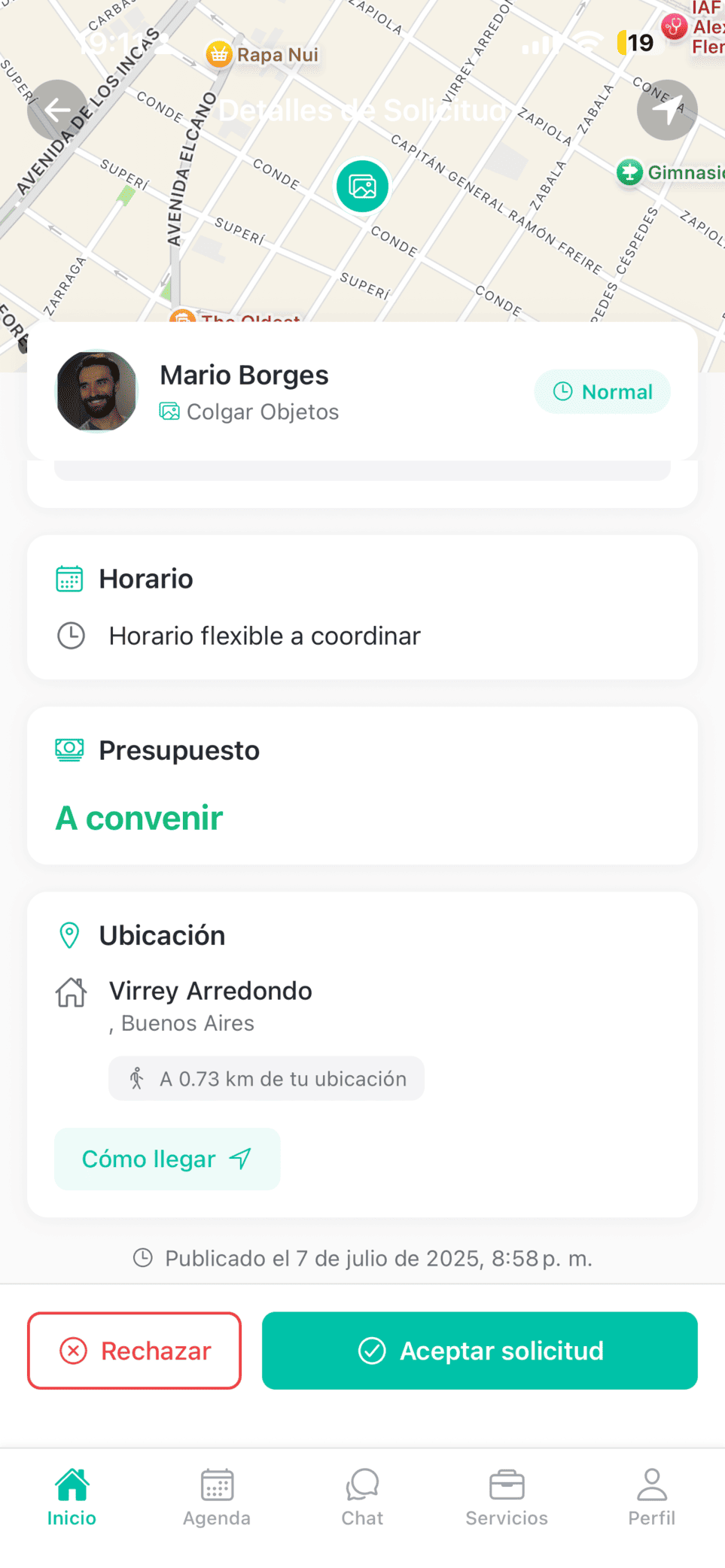Solicitud de Servicio